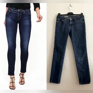 AG ADRIANO GOLDSCHMIED
THE STILT CIGARETTE LEG JEAN BLUE DENIM SIZE 27